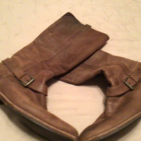 Cole Haan Brown Classic Riding Boots Size 10 B Equestrian Distressed Classic - Picture 2 of 7